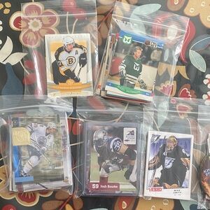 MYSTERY hockey and football cards 90s mix